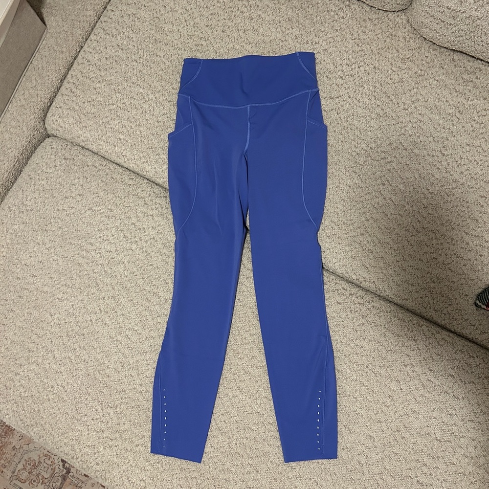 Lululemon Fast and Free High-Rise Tight 25” Pockets *Updated in Wild Indigo